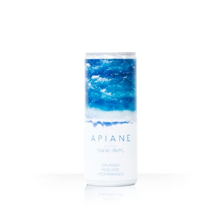 CAJA DE 24 LATAS DE 250 ML APIANE ESPUMOSO MOSCATEL - Bodegas Carpe Diem