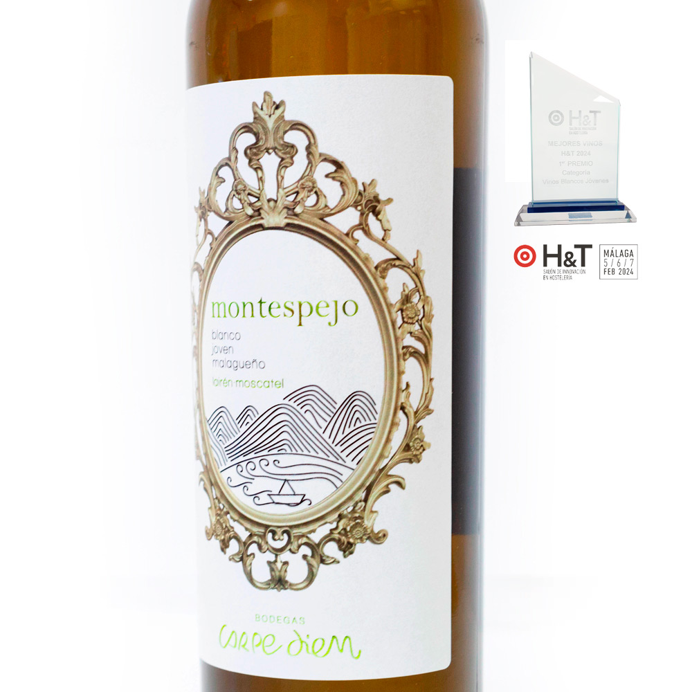 Montespejo Premio al mejor vino blanco joven Salón H&T Málaga 2024 - Bodegas Carpe Diem