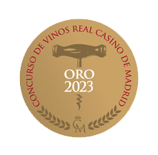 Medalla Oro Concurso de Vinos Real Casino de Madrid 2023