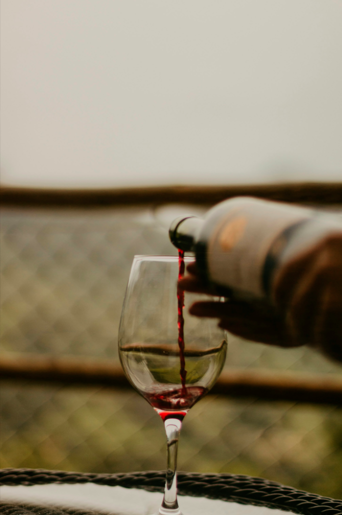 color del vino